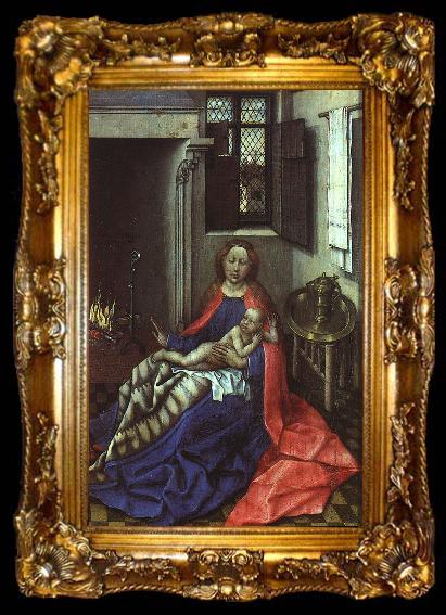 framed  Robert Campin Madonna by the Fireside, ta009-2